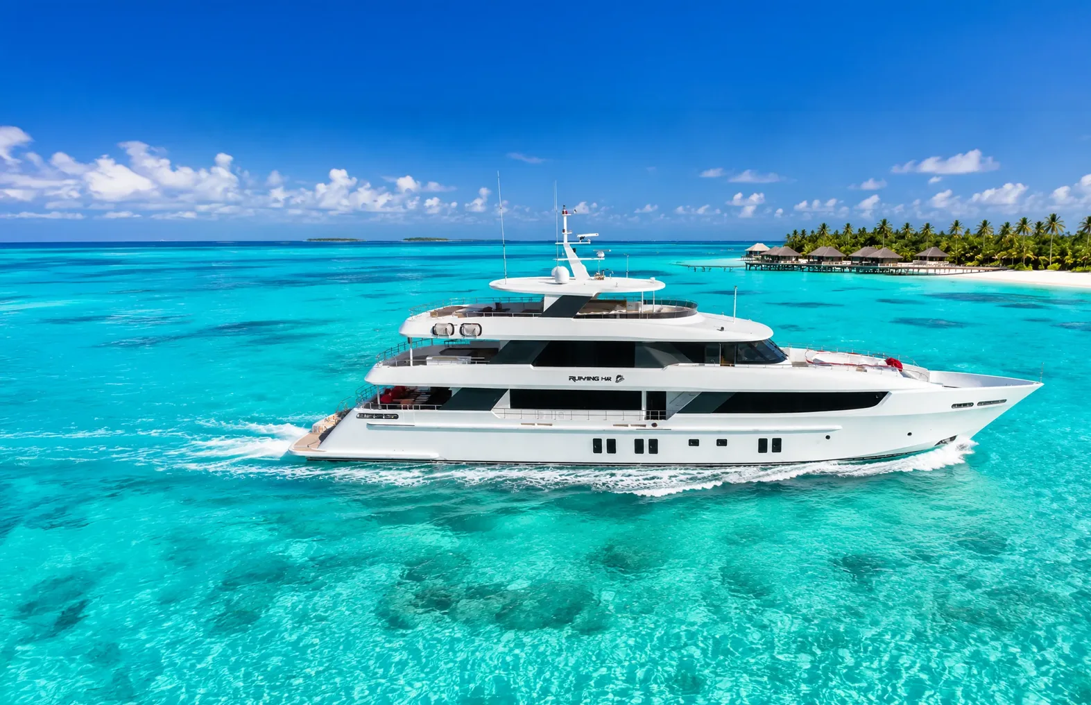 JINLONG 46 m aluminium displacement motor yacht for sale by MEA Yachting